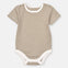 JF White & Green Lining Romper (Tag-cut) BS6132F